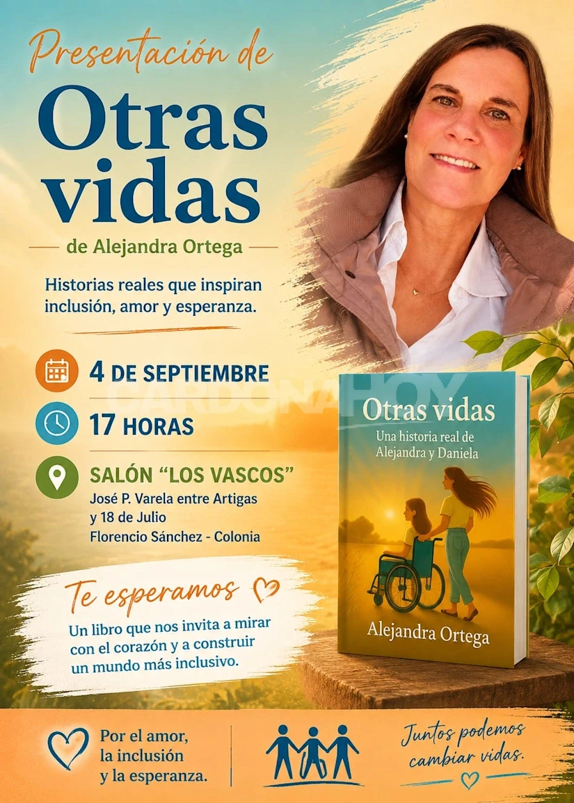 Alejandra Ortega presentará en F. Sánchez su libro “Otras vidas”.