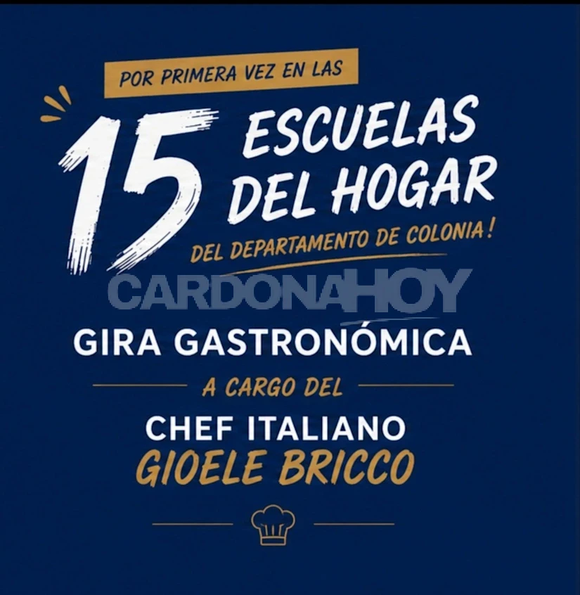 Gira Gastronómica llegará en setiembre a las Escuelas del Hogar del departamento de Colonia incluyendo F. Sánchez. — imagen 2