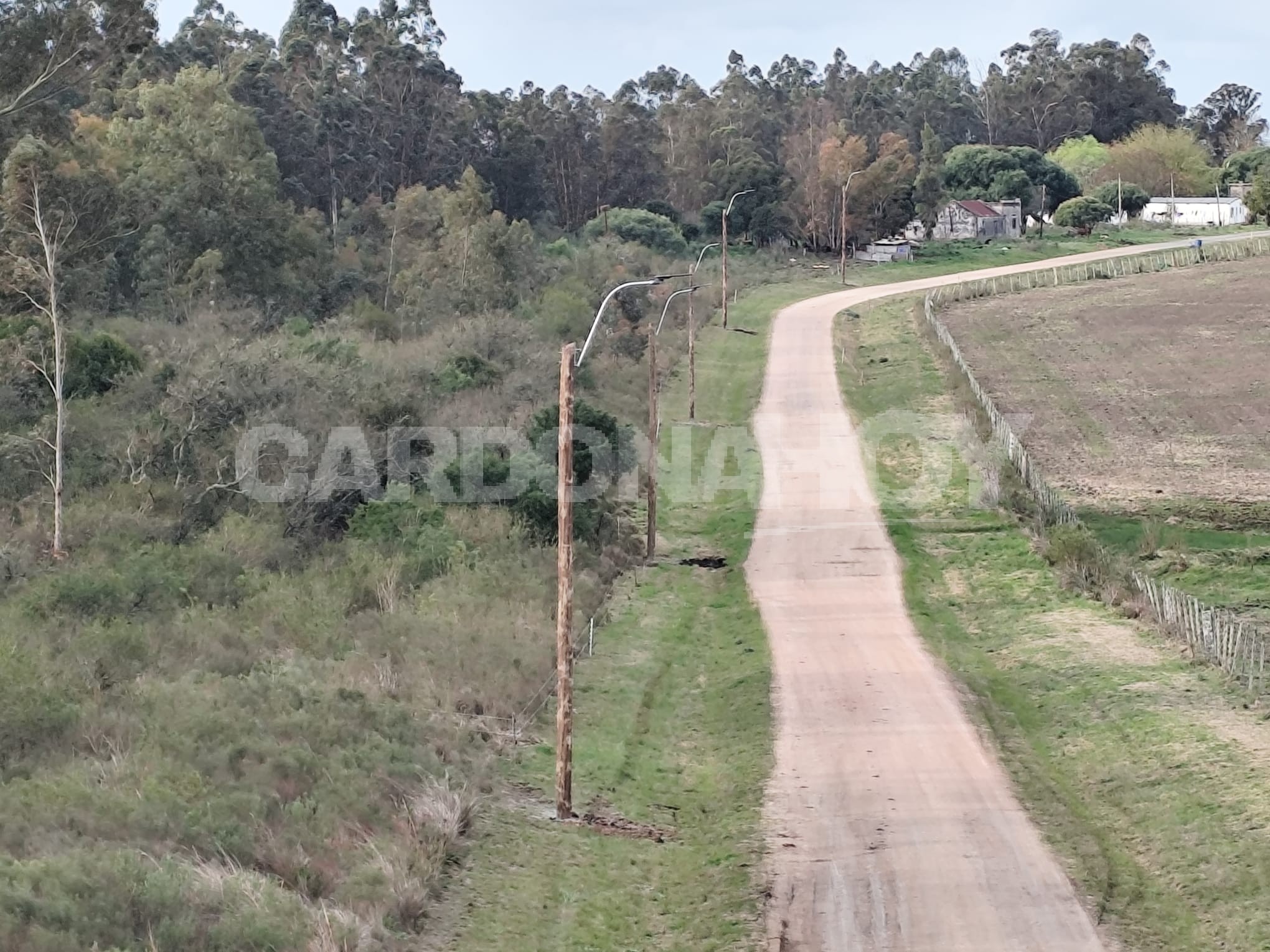 Municipio de Cardona mejora con iluminación solar acceso a Juan Jackson — imagen 1