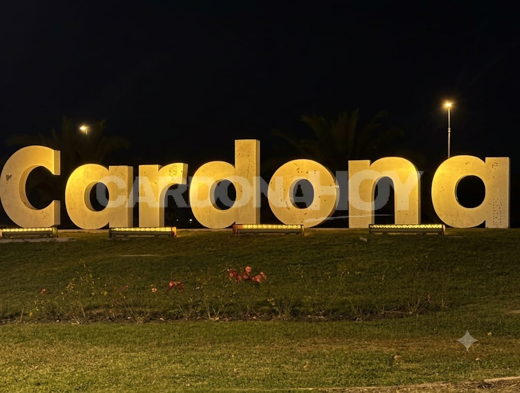 Cardona ilumina de amarillo sus espacios públicos por el Día de la Prevención del Suicidio