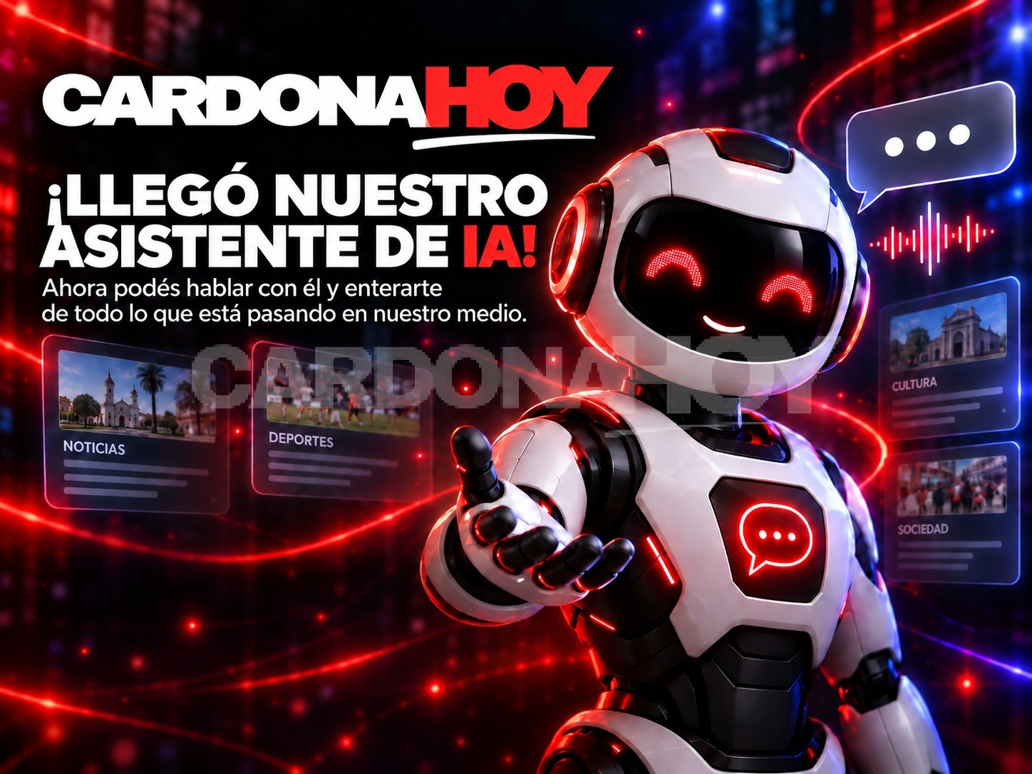 CardonaHoy cambia la forma de informarte y ahora las noticias también se pueden conversar