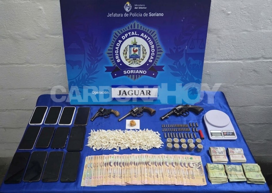 Operación Jaguar en Soriano terminó con doce condenados y dos formalizados (Video)