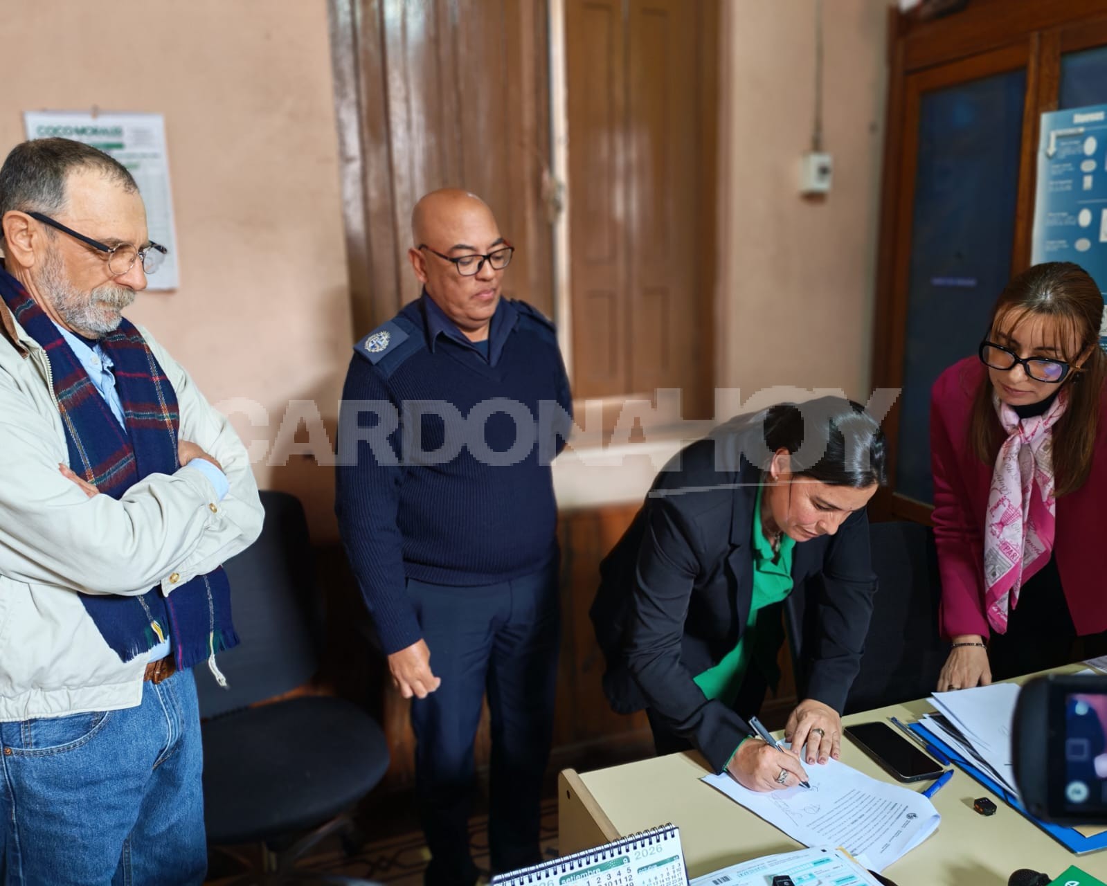 Ministerio del Interior y Pro Desarrollo firmaron convenio para transformar un espacio junto a la Comisaría de Cardona — imagen 4