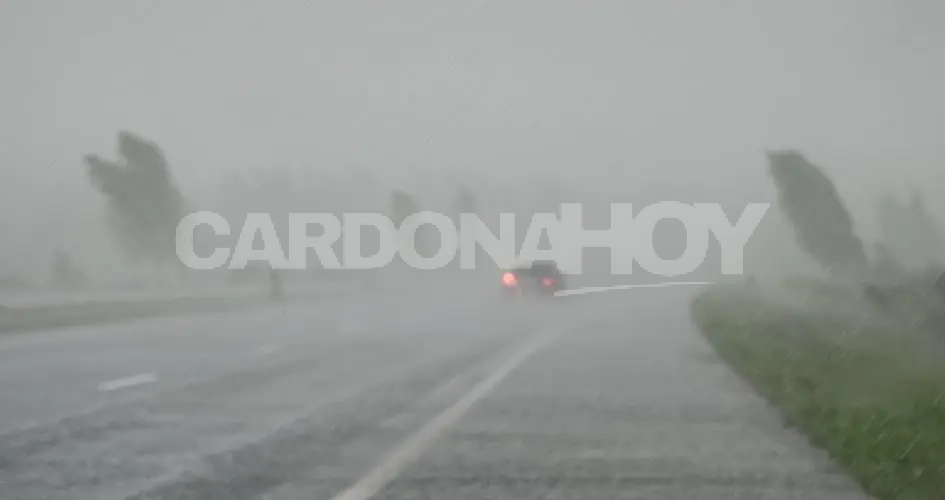 INUMET prevé tormentas fuertes desde esta tarde y el deterioro comenzará por el litoral oeste