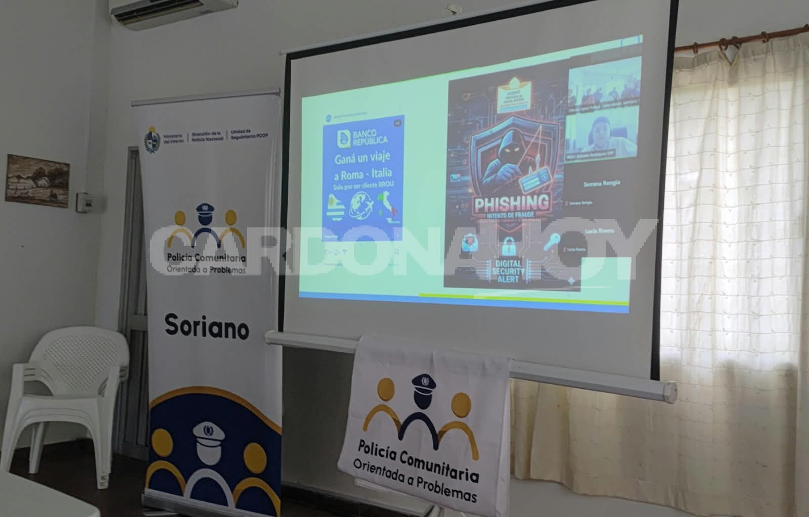Nueva Escuela de Seguridad Ciudadana en José Enrique Rodó contra estafas y ciberestafas