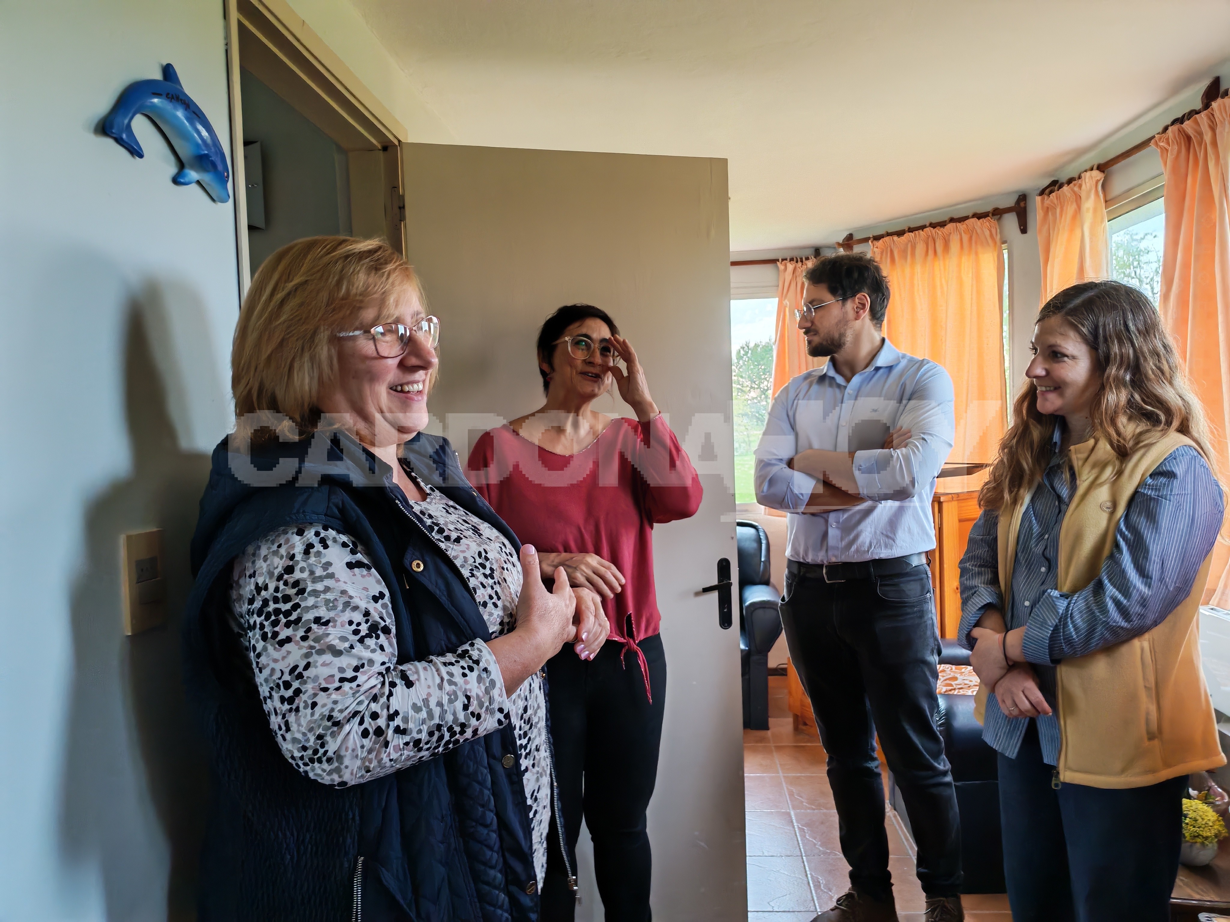 Presidenta del BPS destacó al Hogar de Ancianos de Cardona entre los mejores que ha visitado en el país.
