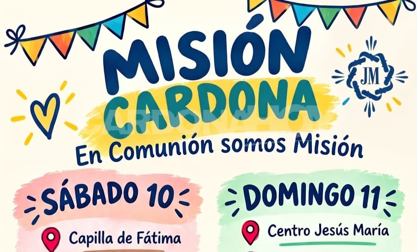 Misión Cardona: dos jornadas de encuentro, juegos y celebración religiosa para toda la familia