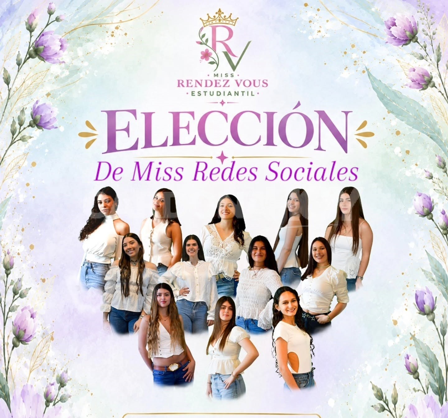 Habilitaron votación de Miss Redes Sociales del Rendez Vous y cada “me gusta” cuenta como un voto