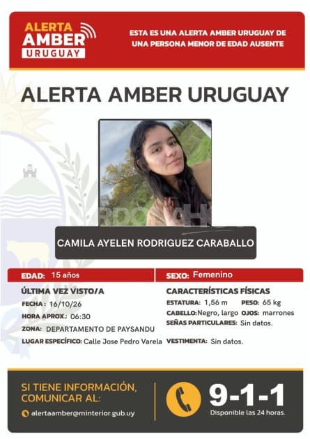 Lanzan alerta AMBER por desaparición de joven.