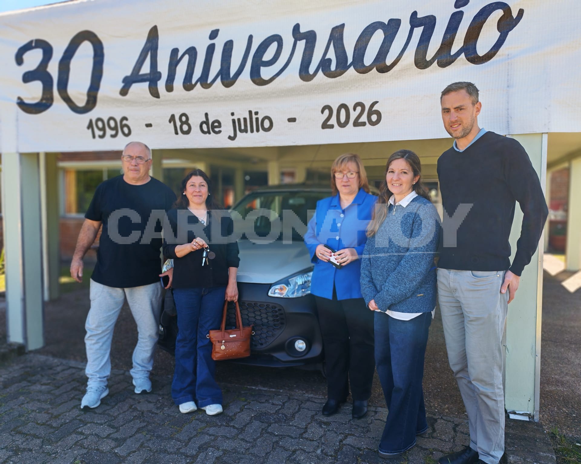 El Hogar de Ancianos de Cardona entregó el automóvil de su rifa, recibió a estudiantes de UTU y prepara el relevo de su directora — imagen 3