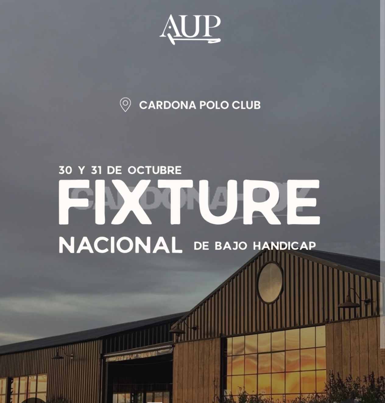 Cardona recibirá por primera vez las finales del Campeonato Nacional de Polo de Bajo Hándicap