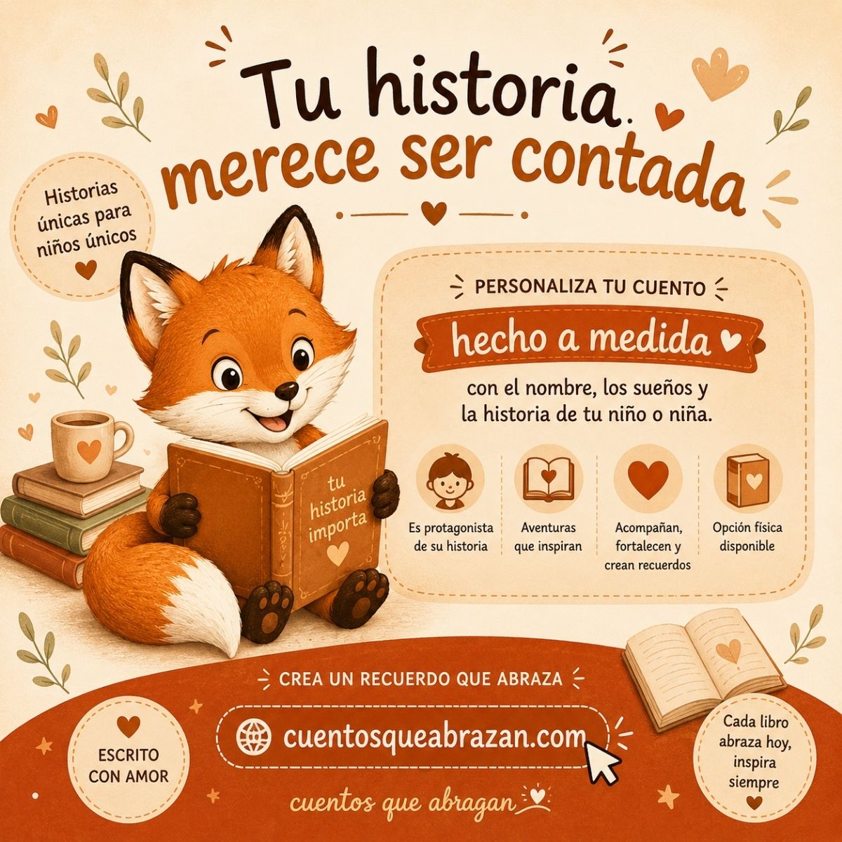 Publicidad de RODOLFO MACIEL - Cuentos que abrazan