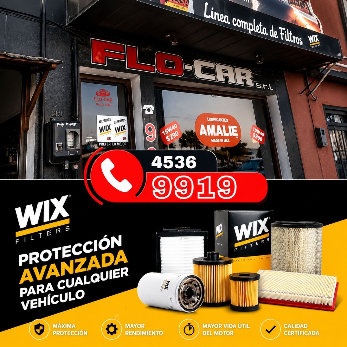 Publicidad de FLOCAR - Institucional