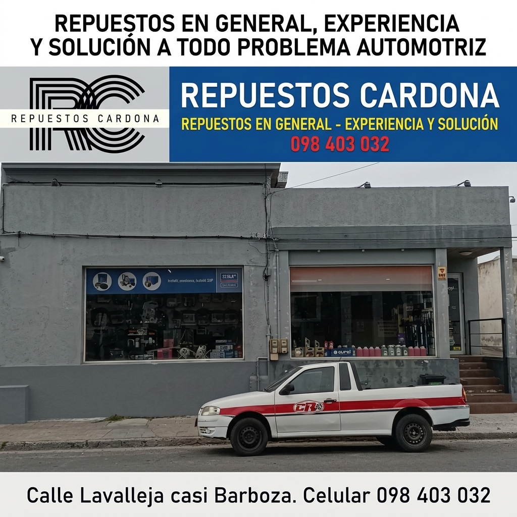Publicidad de REPUESTOS CARDONA